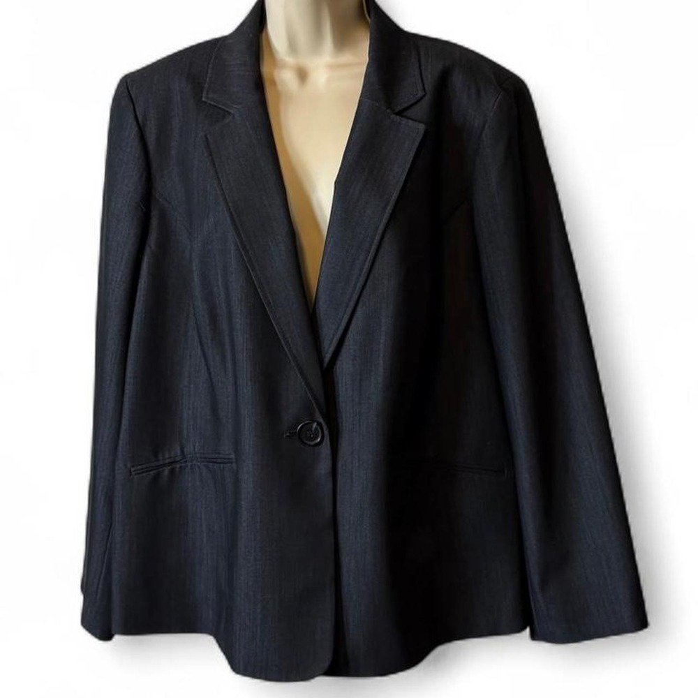 Jones Studio Separates Classic Navy Blazer, Women's Size 16W